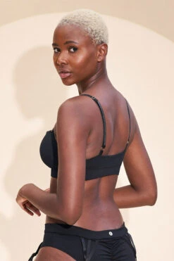 Lunalae Cleo Top - Recycled Black -Pole Dance Clothing Shop Luna Lae 23 1255