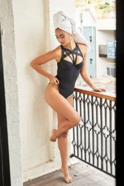 Lunalae Scarlett Bodysuit - Recycled Black -Pole Dance Clothing Shop LunaPolewear 049websize 1800x1800 d9dbdb56 d772 46ca b02b 1410e33245b1