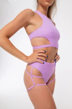 Nona Perkasa Night Jasmine Bottoms - Mauve 6 Nona Perkasa Night Jasmine Bottoms - Mauve -Pole Dance Clothing Shop NightJasMauve05