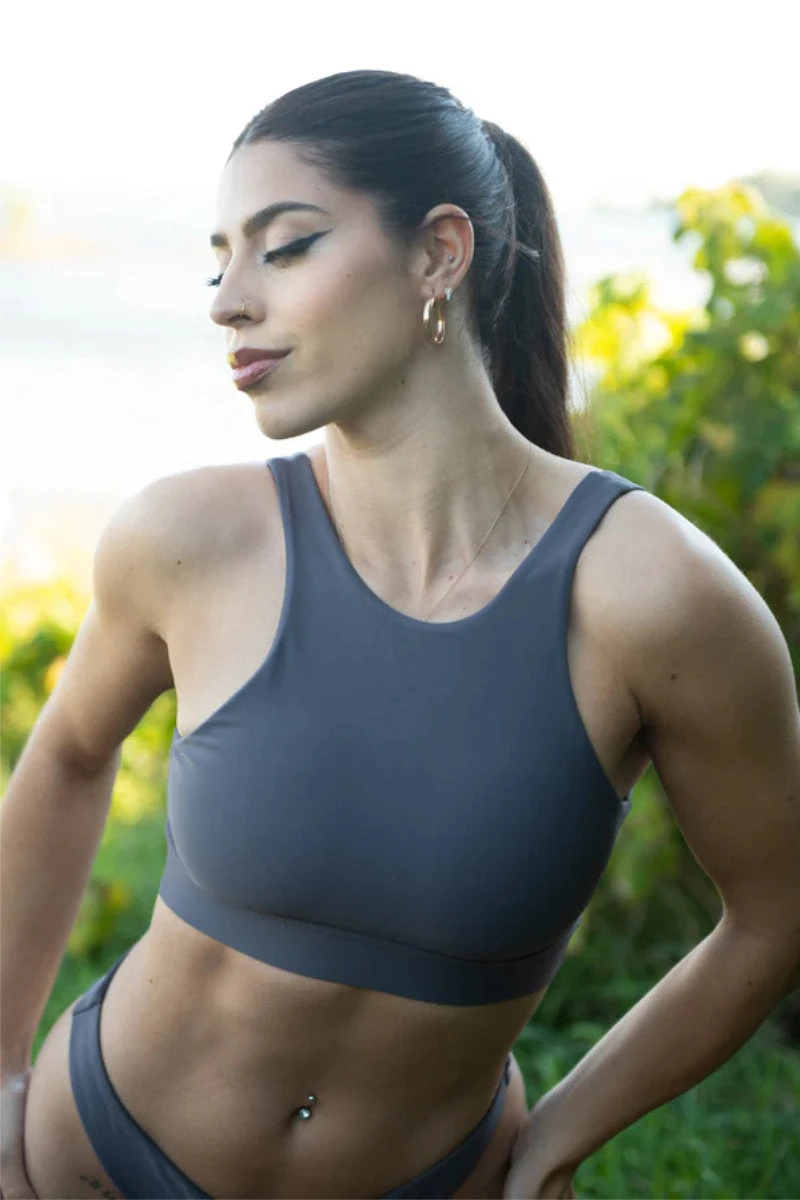 Chantay Polewear Pretzel 2-way Top - Ash 2 Chantay Polewear Pretzel 2-way Top - Ash - Image 2