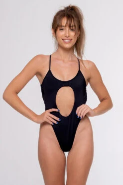 Nona Perkasa Queen Of The Night Bodysuit - Black -Pole Dance Clothing Shop QOTNBodyBlack03