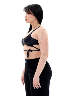 MÆD Star Top - Glam Liquid Metal -Pole Dance Clothing Shop RIMG3692Fi