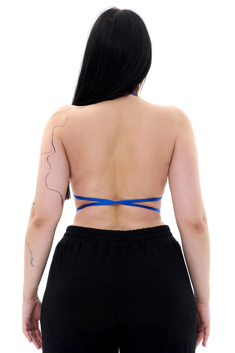 MÆD Bikini Top - Glam Blue 2 MÆD Bikini Top - Glam Blue - Image 2