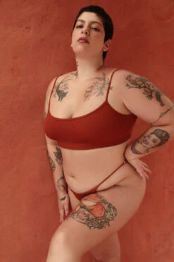 Rolling KI Top - Ribbed Clay -Pole Dance Clothing Shop Rollingcanelados 803 bcc3dd95 aff8 4afd b437 a432e39e9ca0