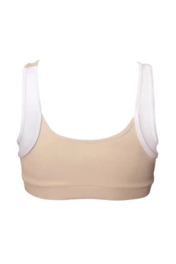 Hamade Activewear Asymmetric Top - Beige 17 Hamade Activewear Asymmetric Top - Beige -Pole Dance Clothing Shop SS23 12