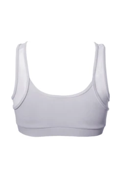 Hamade Activewear Asymmetric Top - Light Grey 5 Hamade Activewear Asymmetric Top - Light Grey -Pole Dance Clothing Shop SS23 30
