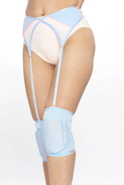 Queen Garter Belt - Sweet Blue -Pole Dance Clothing Shop SkyBlue2e