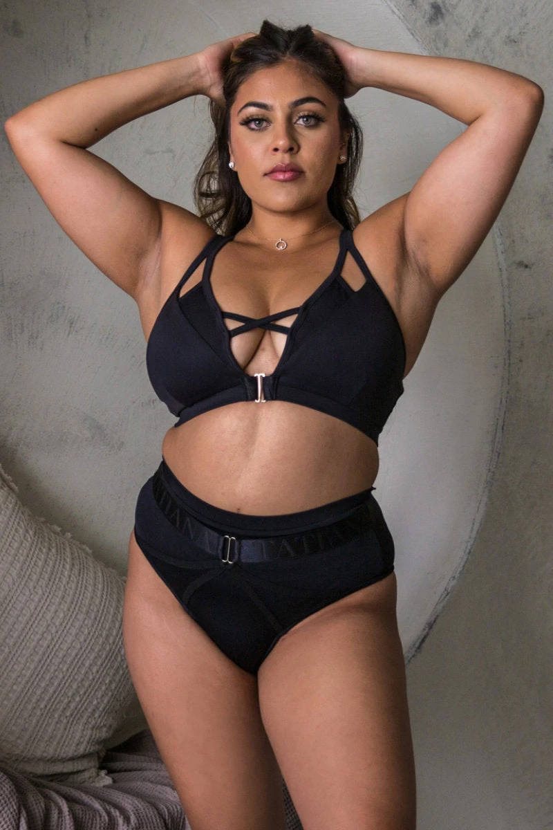 Tatiana Activewear Sofia Shorts - Matte Black 1 Tatiana Activewear Sofia Shorts - Matte Black