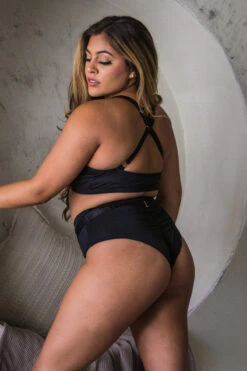 Tatiana Activewear Sofia Shorts - Matte Black 10 Tatiana Activewear Sofia Shorts - Matte Black -Pole Dance Clothing Shop TatianaActive BlackHighWaistedTriangleBraSofiaPoleWearDancingSet 3635 06f80ca9 aa2a 43cf ae38 c08b5bbd3868