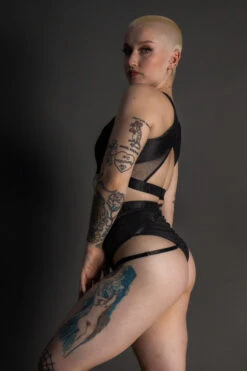 Tatiana Activewear Perla Shorts - Black 7 Tatiana Activewear Perla Shorts - Black -Pole Dance Clothing Shop TatianaActive PerlaBlackSupportiveHighWaistedPoleWearDancingSet 5455