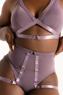Tatiana Activewear Tokio Top - Mauve -Pole Dance Clothing Shop TatianaActive TokioMauveStrappyGarterPoleWearSet 7933 80ad2763 5575 4d72 828b ab05b9ec0025