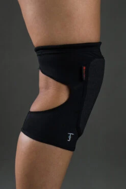 Tatiana Active Ultimate Kneepads - Black -Pole Dance Clothing Shop TatianaActive UltimateBlackTechnicalPoleDanceKneePad 4397