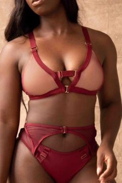 Tatiana Activewear Kaizen Top - Burgundy 13 Tatiana Activewear Kaizen Top - Burgundy -Pole Dance Clothing Shop TatianaActiveKaizenBurgundyPoleWearSet17cropped