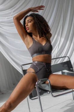 Tatiana Activewear Perla Top - Charcoal 8 Tatiana Activewear Perla Top - Charcoal -Pole Dance Clothing Shop TatianaActivePerlaCharcoalPoleWearSet 2 2 6dc6f8e0 7f07 4bd8 a33a 11e15eb90dca