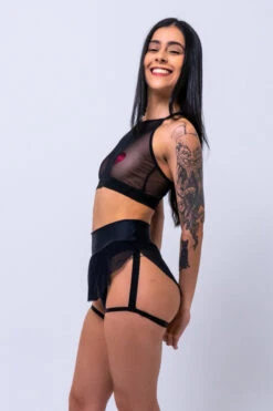 Sorte Wonder Haze Shorts - Black 14 Sorte Wonder Haze Shorts - Black -Pole Dance Clothing Shop WONDERHAZE1 1