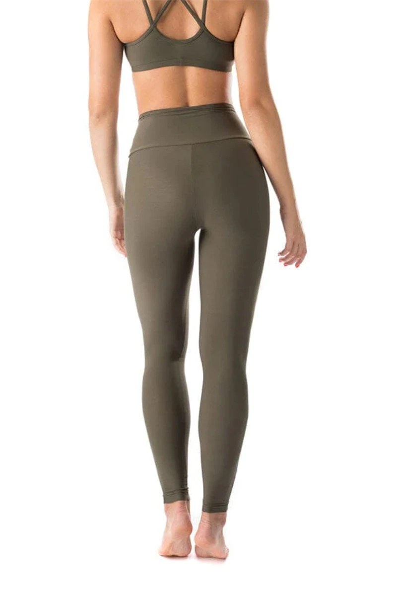 Dragonfly Adele Leggings - Khaki 2 Dragonfly Adele Leggings - Khaki - Image 2