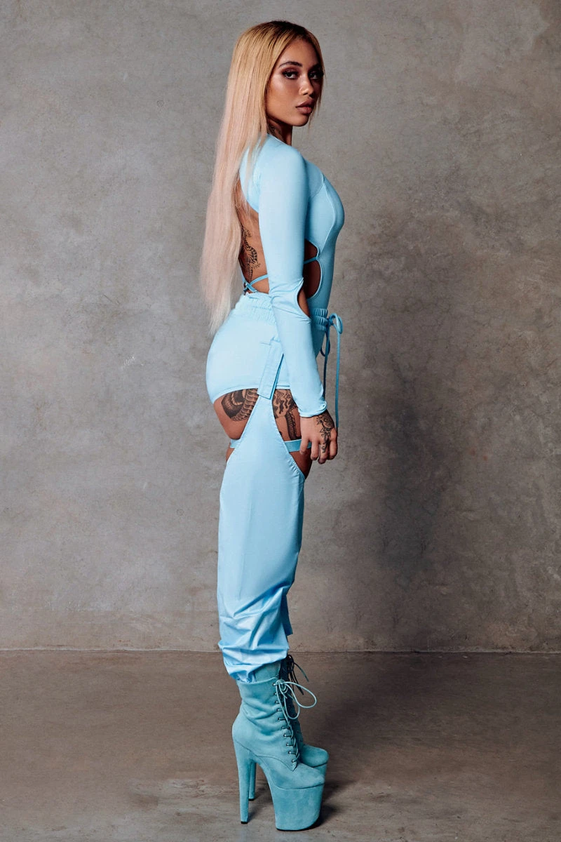 CXIX 119 Chaps - Blue 3 CXIX 119 Chaps - Blue - Image 3