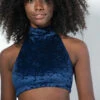 RAD Eve Top - Velvet Navy Blue