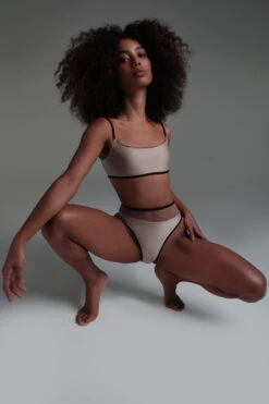 Rolling Vento Glam Reversible Bottoms - Black Lurex / Beige 11 Rolling Vento Glam Reversible Bottoms - Black Lurex / Beige -Pole Dance Clothing Shop day02rolling1193