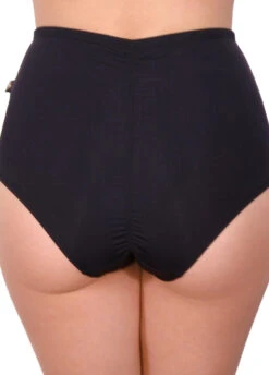 Cleo The Hurricane Essential High Waisted Shorts - Black -Pole Dance Clothing Shop ess hw blk3