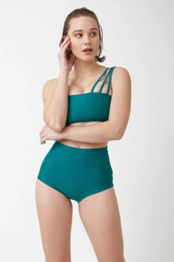 FANNA Basic Shorts - Teal -Pole Dance Clothing Shop fanna polewear basic shorts 37858317631713