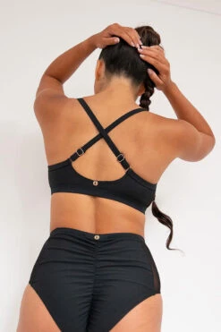 Lunalae Gigi Top - Recycled Black -Pole Dance Clothing Shop gigi5 1