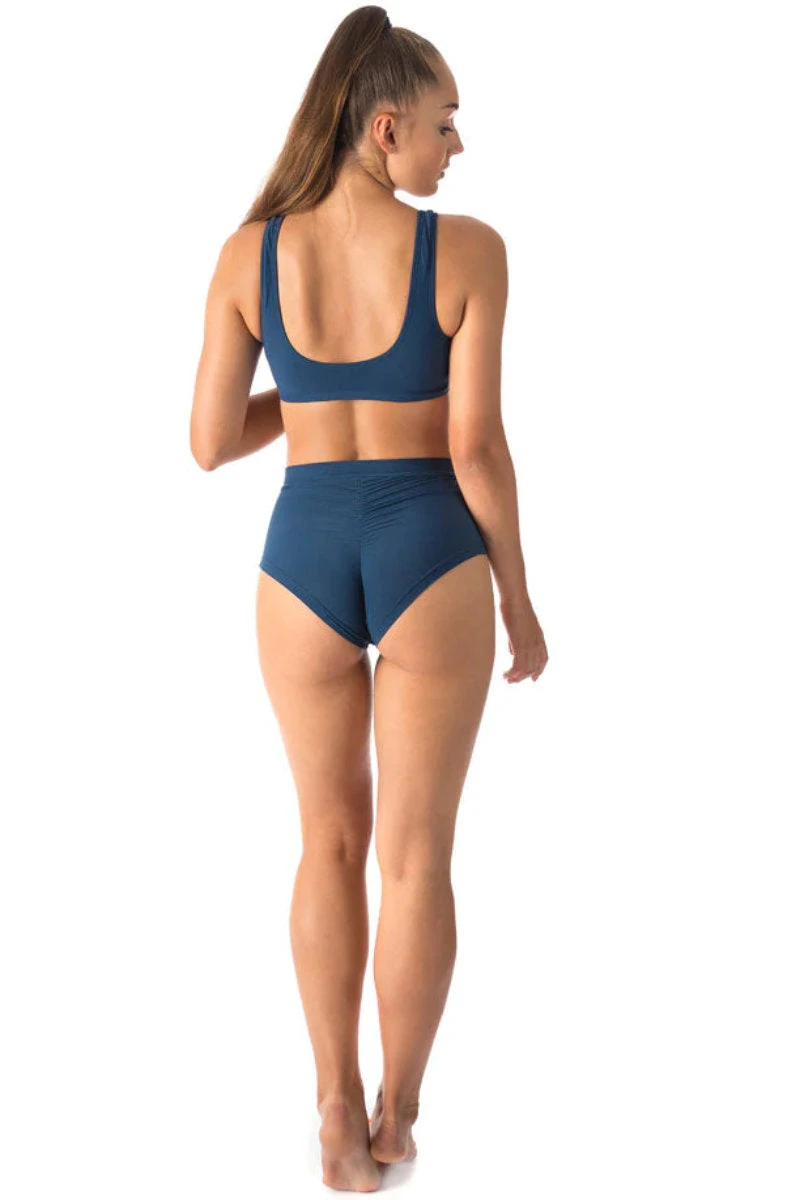 Dragonfly Lola High-Waisted Shorts - Petrol 6 Dragonfly Lola High-Waisted Shorts - Petrol - Image 6