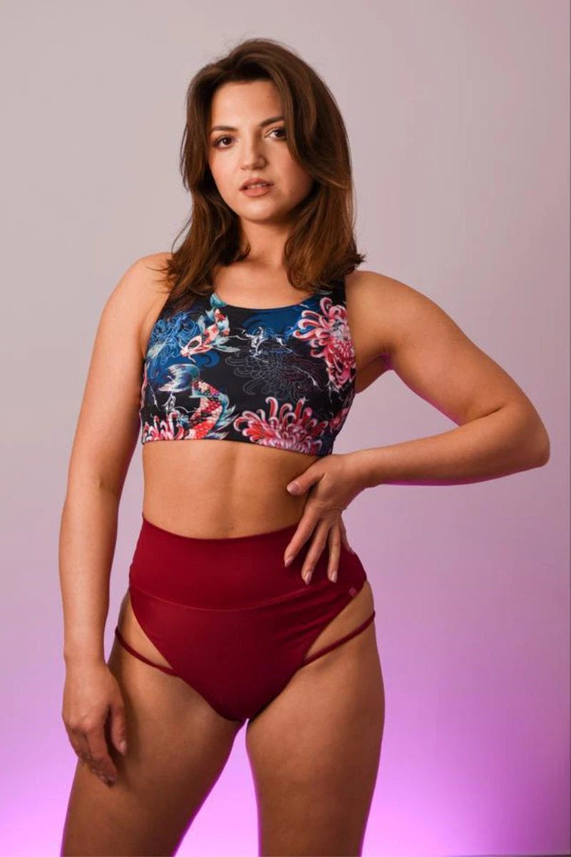 Pole Addict Not So Grr Shorts - Wine 1 Pole Addict Not So Grr Shorts - Wine