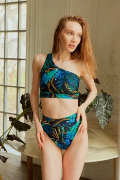 Shark Polewear Aura Top - Treasure Garden -Pole Dance Clothing Shop pole shark0694edit