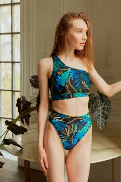 Shark Polewear Aura Top - Treasure Garden -Pole Dance Clothing Shop pole shark0695edit