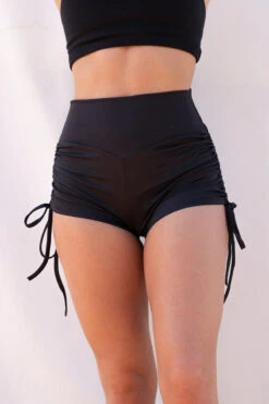 Lunalae High Waist Drawstring Bottoms - Recycled Black