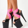 Rolling Ankle Cuff - Neon Pink