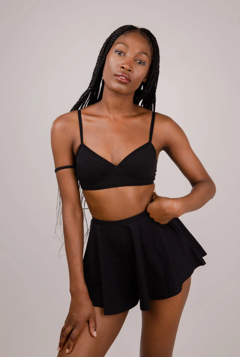 FANNA Wave Shorts - Black 1 FANNA Wave Shorts - Black