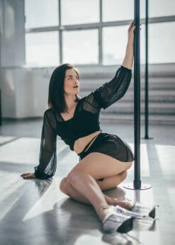 REV ACTIV Mesh Wrap Blouse - Black 15 REV ACTIV Mesh Wrap Blouse - Black -Pole Dance Clothing Shop revactiv dancetemple all malowanieswiatlem 022 1