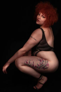 Rolling Vertigo Bodysuit - Black/Beige 6 Rolling Vertigo Bodysuit - Black/Beige -Pole Dance Clothing Shop rollings0864 1