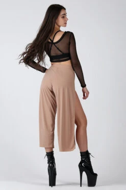 REV ACTIV Sensual Flow Pants (with Leg Slit) - Coffee