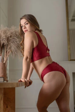 Chantay Polewear Pegasus Shorts - Bordeaux -Pole Dance Clothing Shop vs5